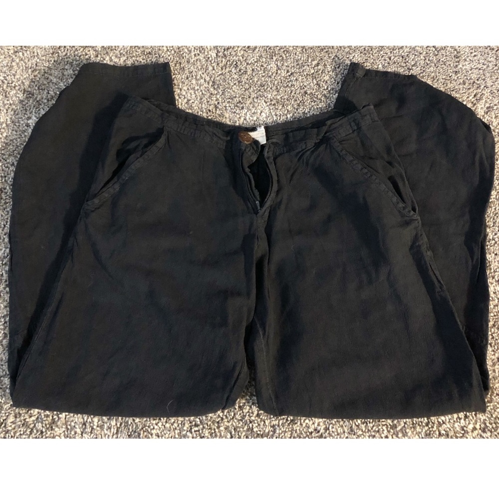 Cotton black pants